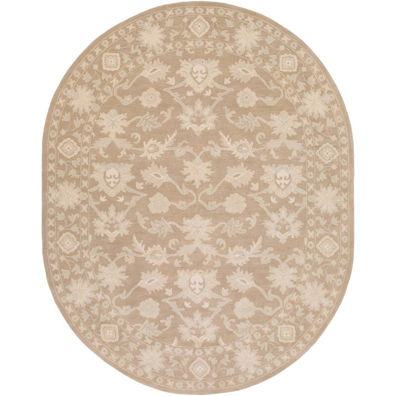 Handmade Nick Bordered Wool Area Rug