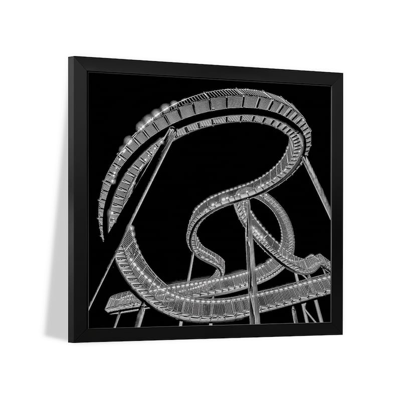 Lightsnake Premium Framed Poster by Holger Schmidtke