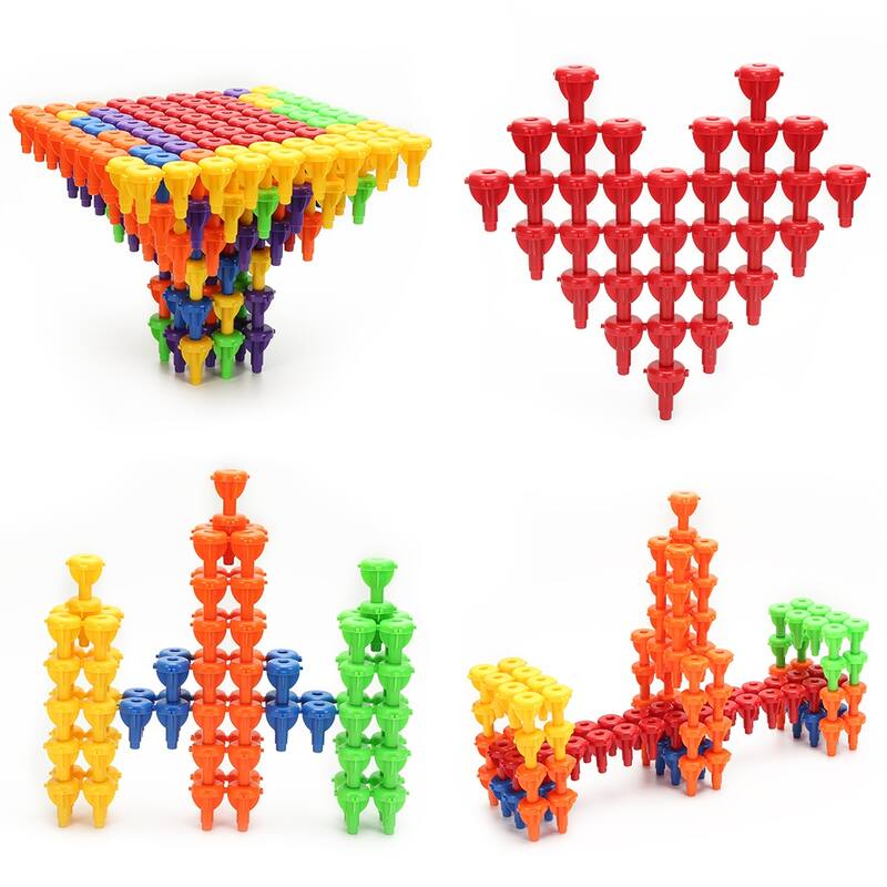 Building Block Set with 96 Pegs