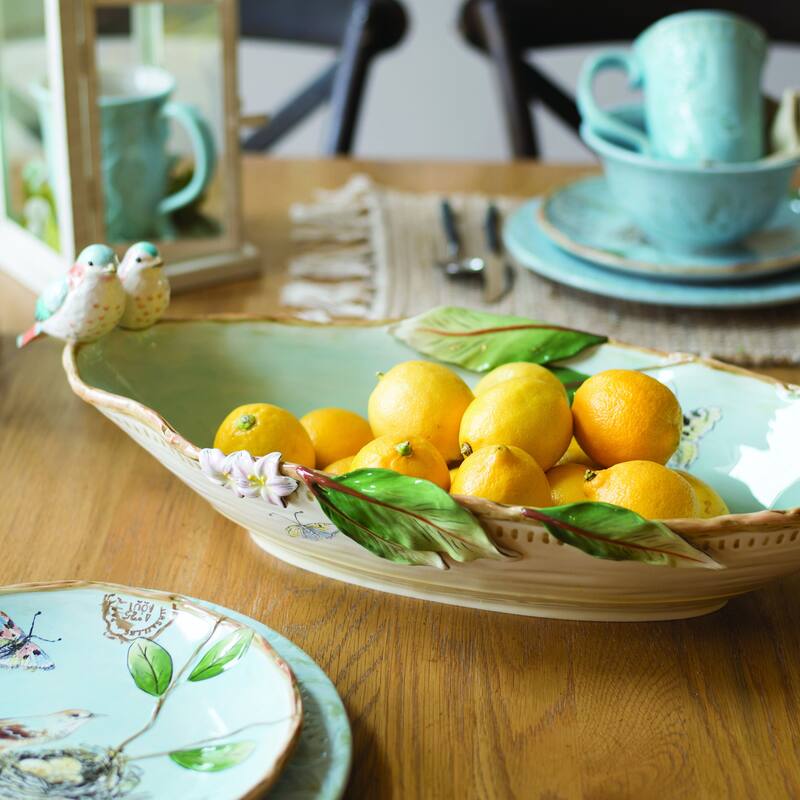 Fitz and Floyd Toulouse Centerpiece Bowl, 4 Quarts