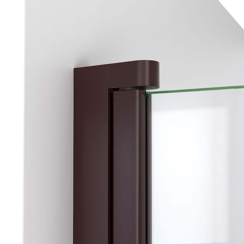 DreamLine Aqua-Q Swing 34 in. W x 58 in. H Frameless Tub Door