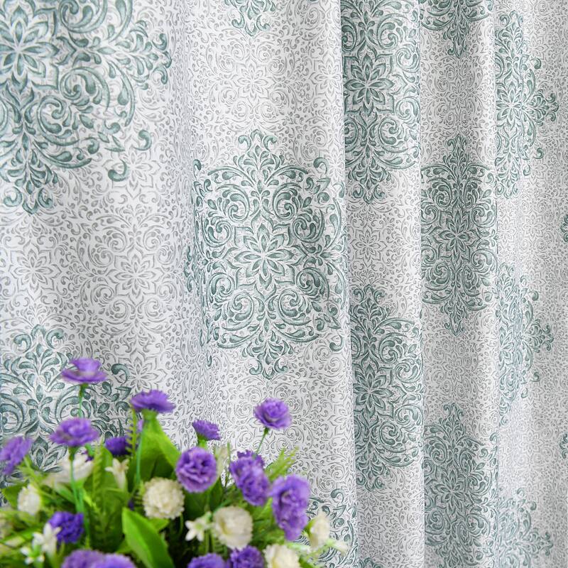 Serenta Chelsea Printed 2 Piece Curtain Set