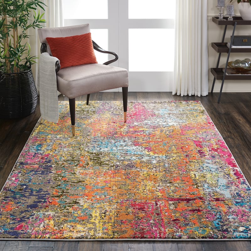Nourison Celestial Abstract Bohemian Area Rug