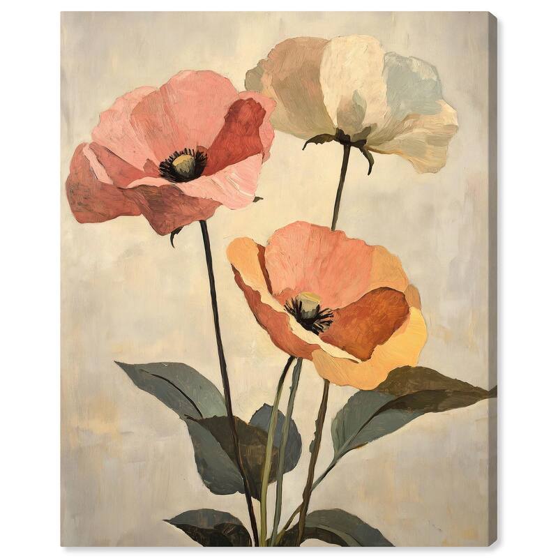 Blush and Ochre I Canvas by Art Remedy, Gallery Wrapped - 24" x 30"