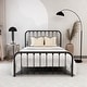 preview thumbnail 23 of 39, Alazyhome Sturdy Metal Platform Bed Frame