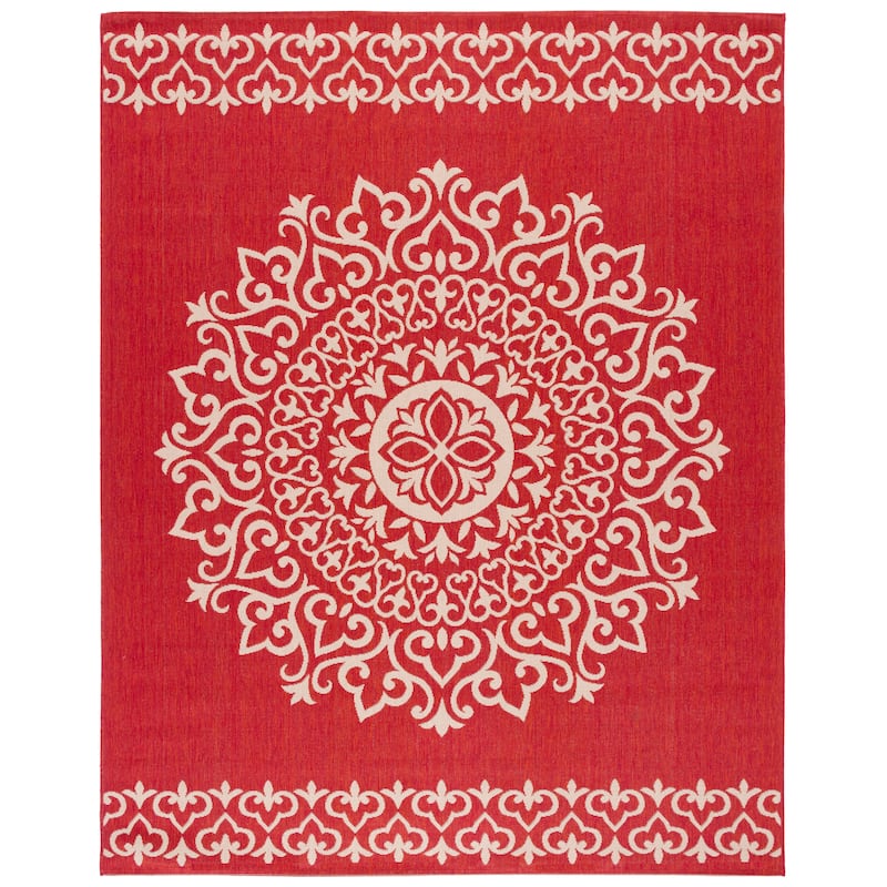 SAFAVIEH Beach House Angelien Indoor/ Outdoor Waterproof Patio Backyard Rug