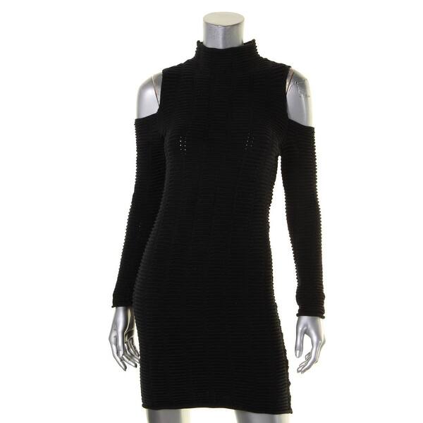 Shop French Connection Womens Mozart Casual Dress Ladder Knit Cold