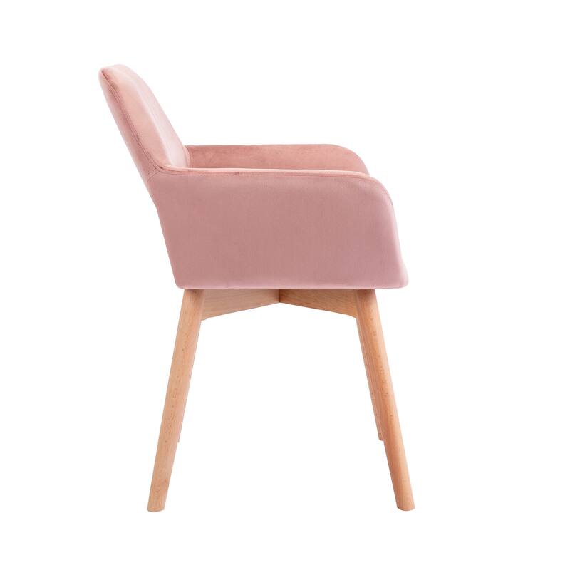 Porthos Home Diana Velvet/ Beech Wood Dining Chairs (Set of 2)