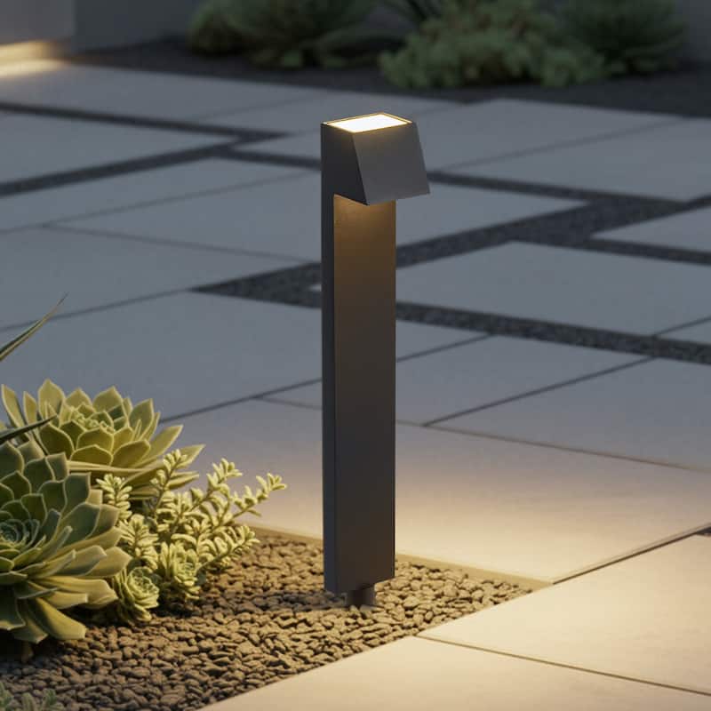C Cattleya Low Voltage Matte Black Aluminum LED Outdoor Path Lights