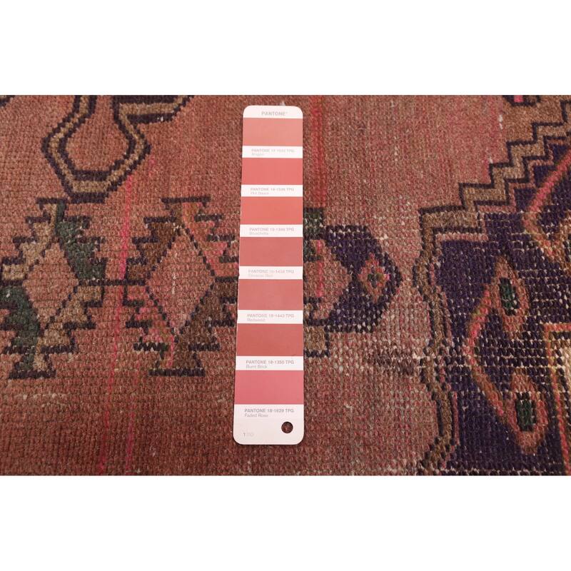 ECARPETGALLERY Hand-knotted Antalya Vintage Copper Wool Rug - 3'11 x 6'5