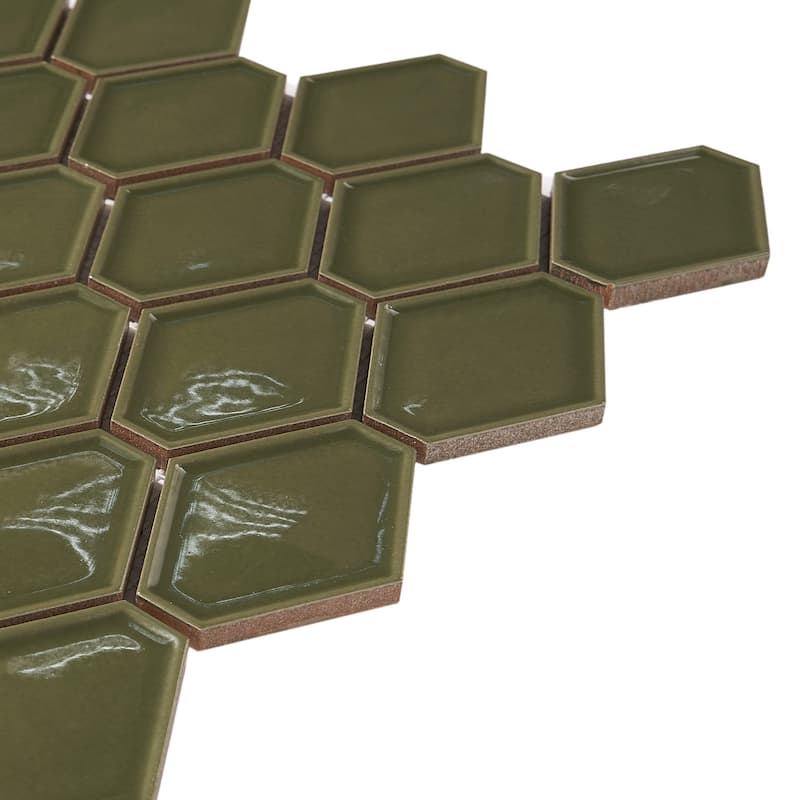 Century Clipped Diamond Porcelain Mosaic Tile