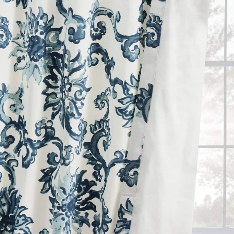 Exclusive Fabrics Indonesian Printed Cotton Twill Curtain (1 Panel)