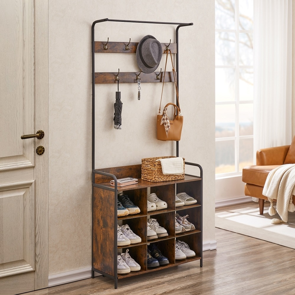 3 in 1 entryway shop coat rack