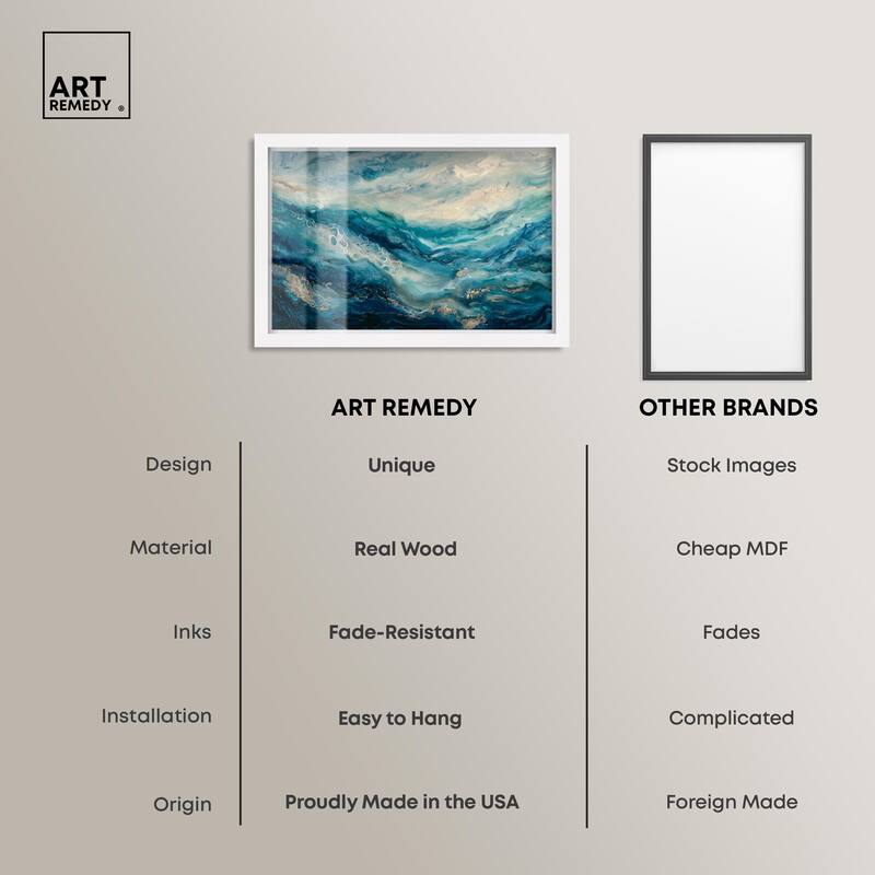 Jeweled Waters Shadowbox by Art Remedy