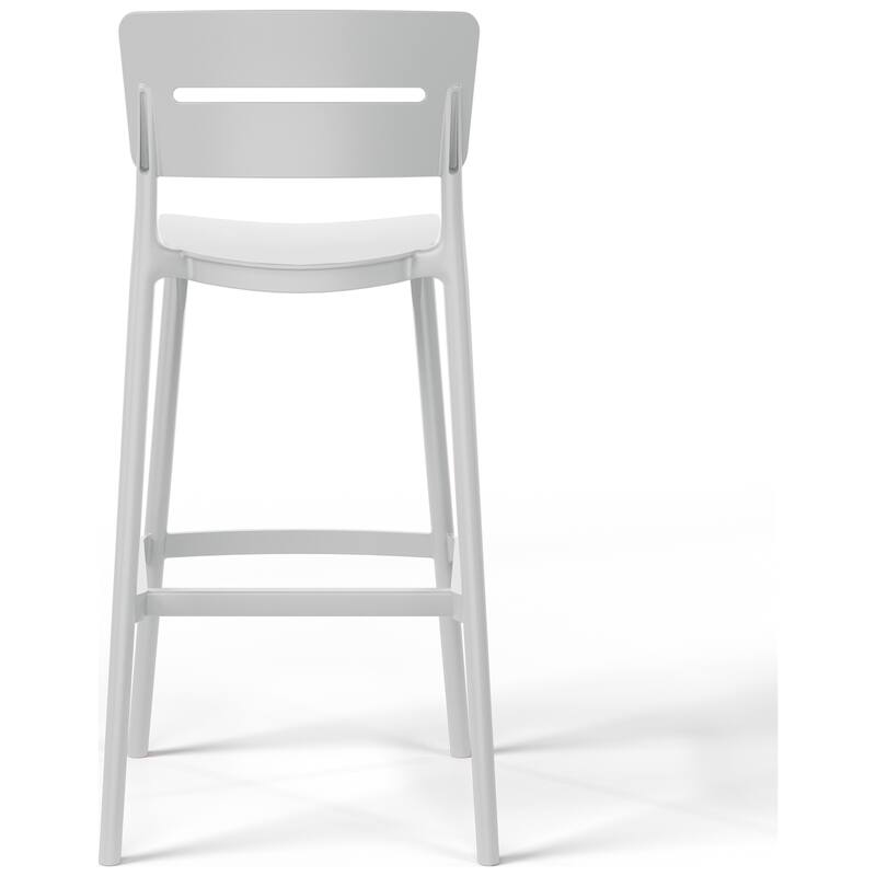 Frond and Form 29.5 Inch Outdoor Bar Stool (Set of 2)