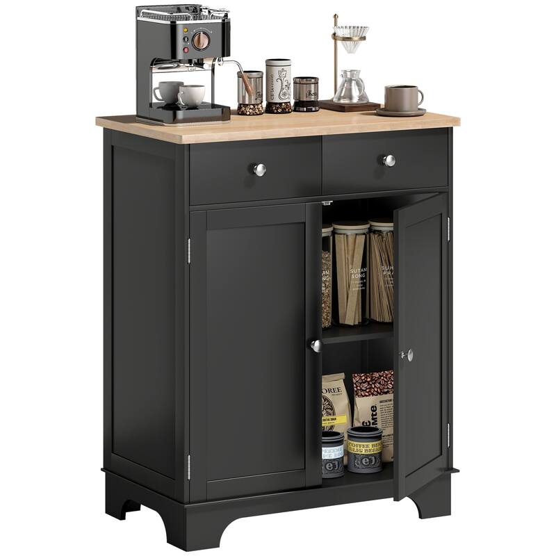 HOMCOM Space-saving Kitchen Buffet Sideboard Pantry