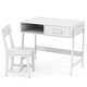 preview thumbnail 30 of 28, Costway Kids Desk and Chair Set with Storage Drawer and Hutch, Student - See Details
