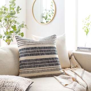 Dundads Geometric Stripe Transitional Throw Pillow