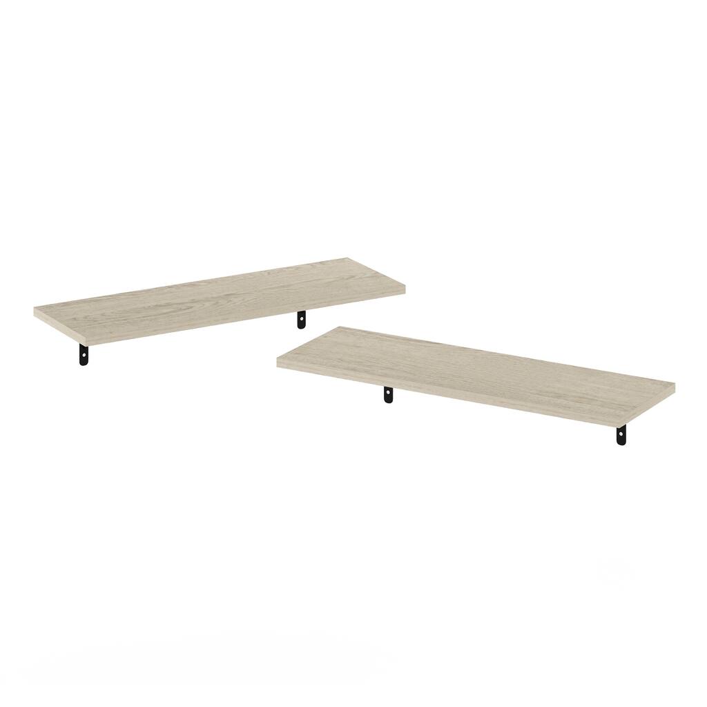 Furinno Rossi 23-Inch Wall Mounted Floating Display Shelves