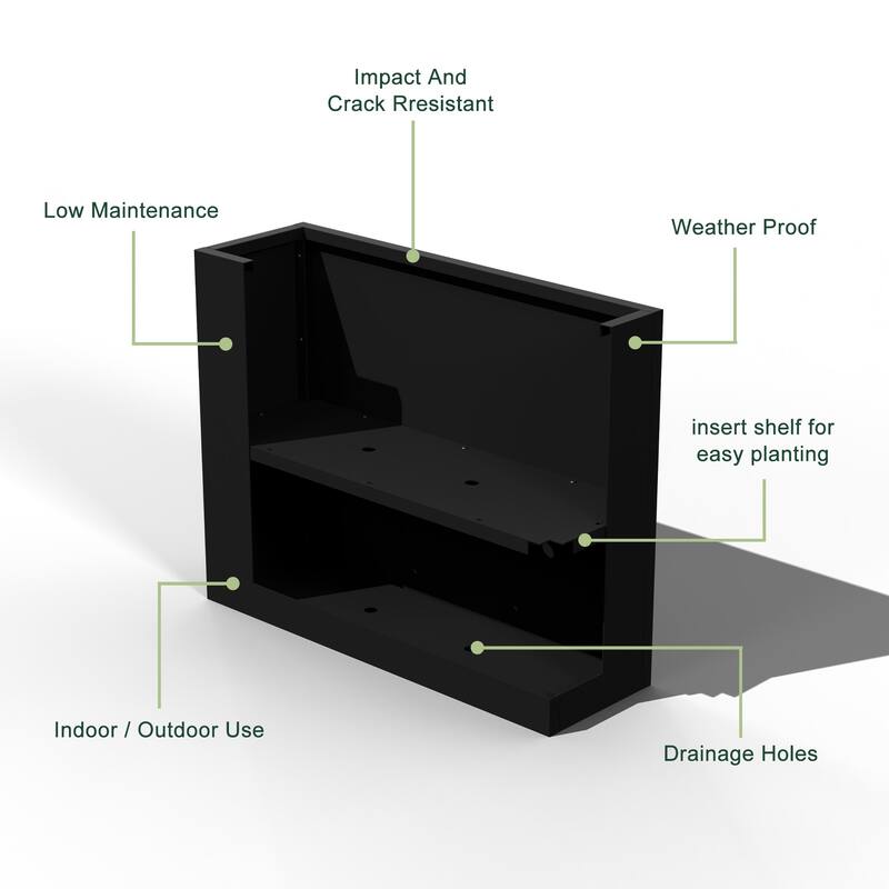 Metal Planters for Outdoor Plants Planter Box