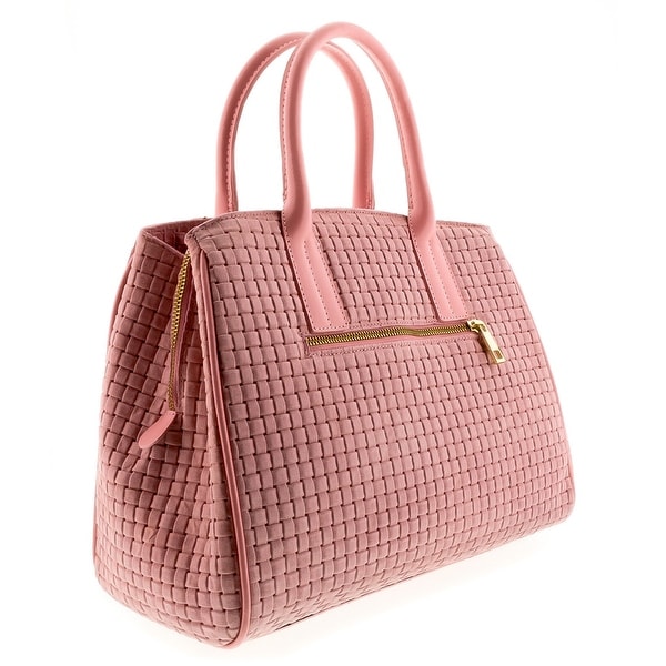 HS2076 RO SASA Pink Leather Satchel/Shoulder Bag