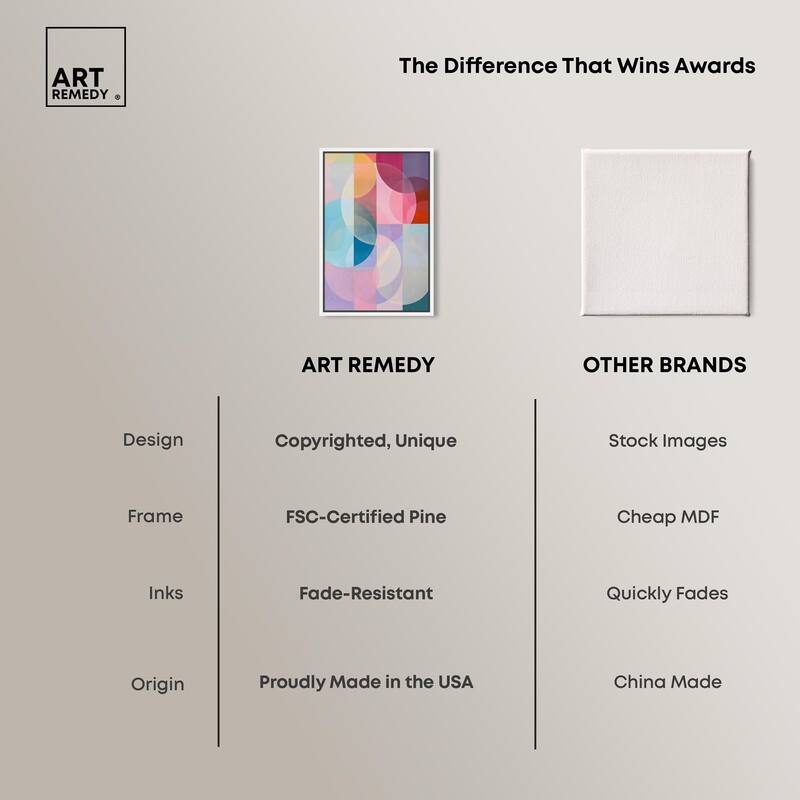 Oneiric Circles I Canvas by Art Remedy