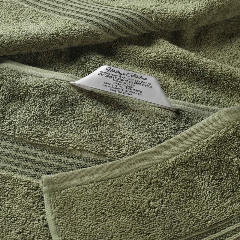 Superior Heritage Egyptian Cotton Absorbent 3-Piece Towel Set