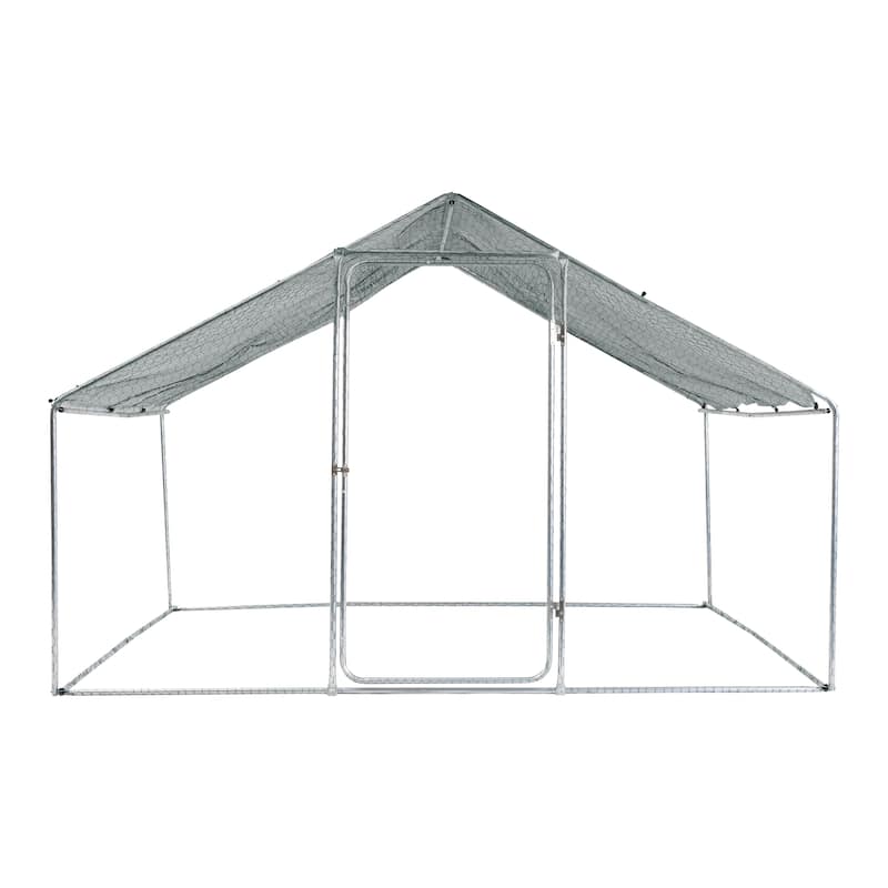 Outdoor chicken coop metal big space 10*6*6FT