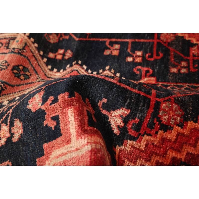 ECARPETGALLERY Hand-knotted Andelz Dark Navy Wool Rug - 3'8 x 6'2