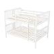 preview thumbnail 10 of 11, Full over Full Bunk Bed with Ladder for Bedroom, Guest Room Furniture