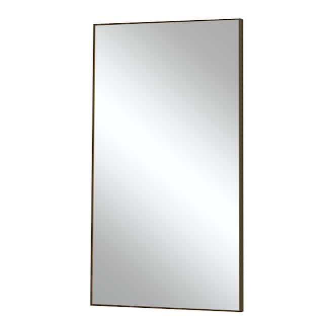 Modern Aluminum Alloy Slim Framed Full-length Floor Mirror