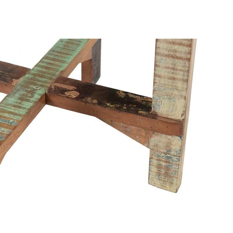 Bengal reclaimed wood counter stool - 26
