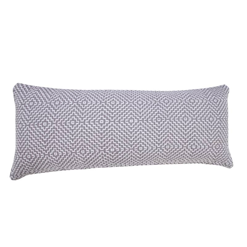 Sevita Diamond Delight Woven Geometric Throw Pillow