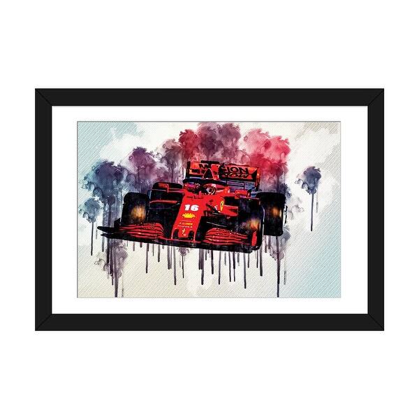 slide 2 of 15, iCanvas "Ferrari Sf1000 Raceway Charles Leclerc 2020 F1 Cars Formula 1" by Sissy Angelastro