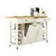 Option White With Trash Can Cabinet