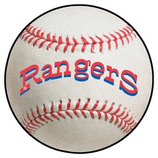 MLB - Texas Rangers Retro Collection Baseball Rug - 27in. Diameter ...
