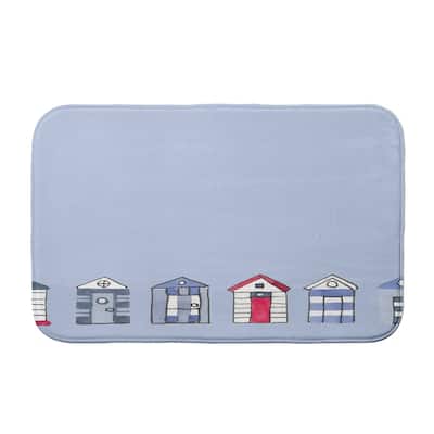 Beach Huts Bath Mat