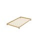 preview thumbnail 7 of 10, Twin Oak Legs & Steel Combination Daybed Bed Frame with Trundle, Golden