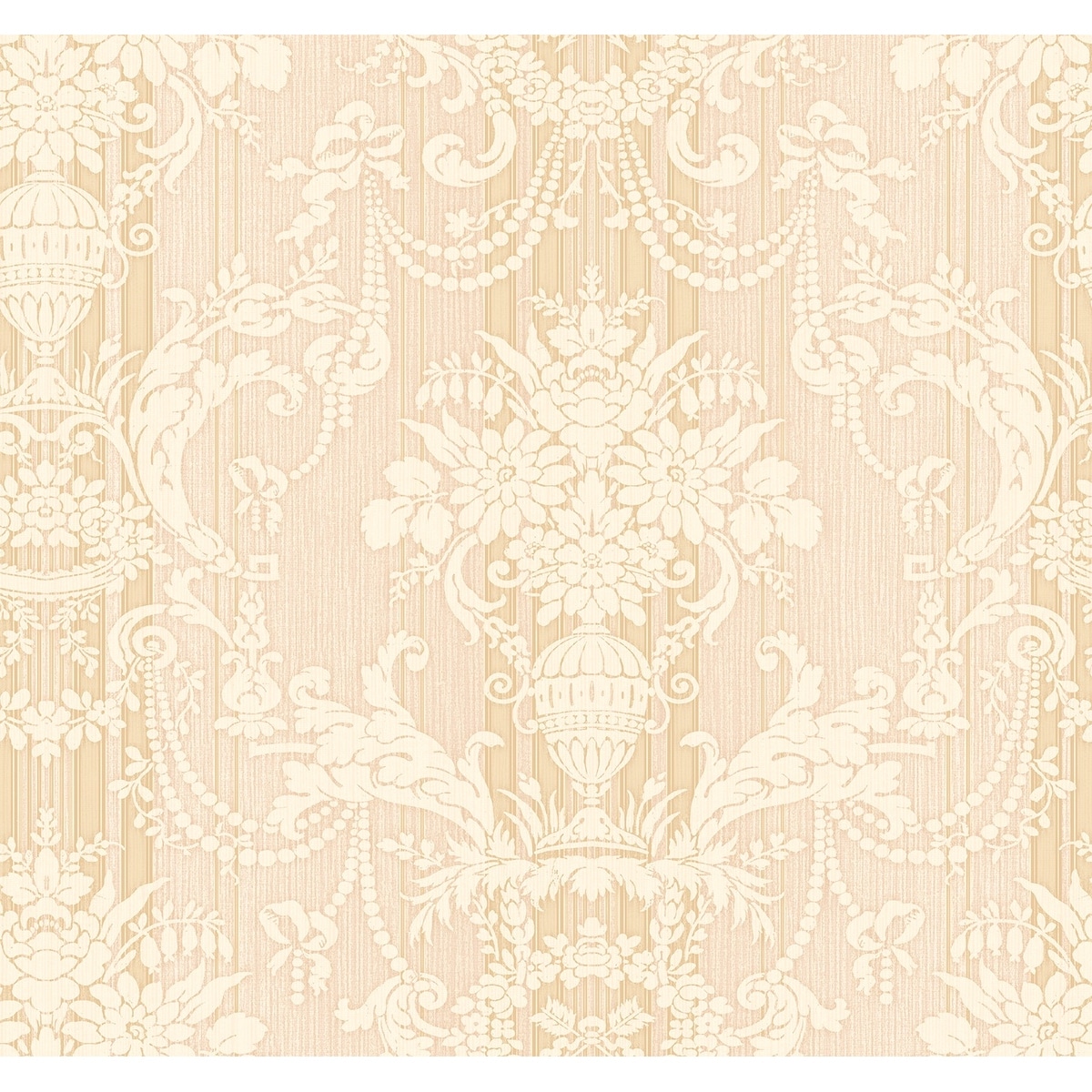 Seabrook Designs Maude Floral Chandelier Unpasted Wallpaper