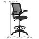 preview thumbnail 9 of 51, Mid-back Mesh Ergonomic Flip-up Arms Drafting Chair