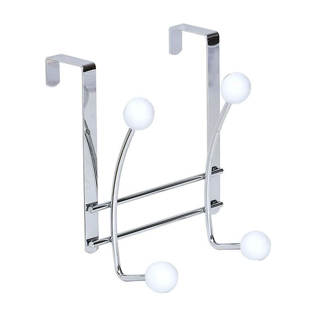 Over The Door Hook Rack with 4 Ball Ends