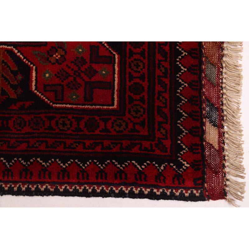 ECARPETGALLERY Hand-knotted Finest Khal Mohammadi Red Wool Rug - 5'7 x 7'8