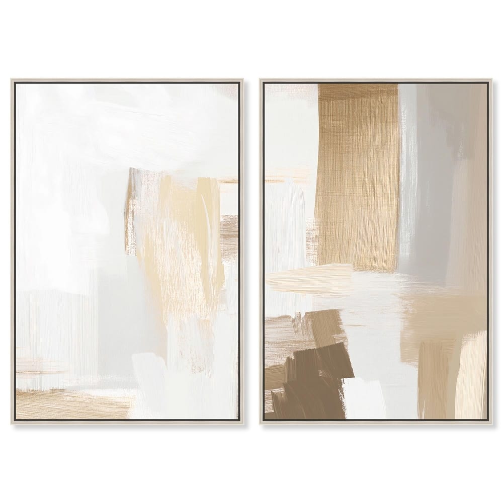 Tactile Textures I Canvas Set of 2 by Art Remedy