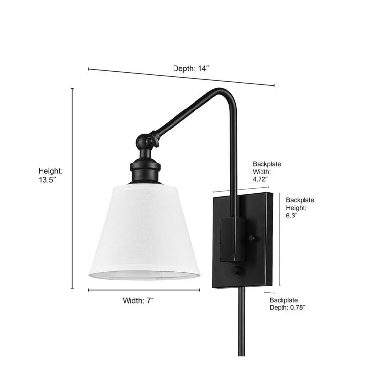 Millennium Lighting Elane 1 Light Swing Arm Sconce