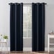 preview thumbnail 90 of 105, Sun Zero Cyrus Thermal Total Blackout Grommet Curtain Panel, Single Panel 40 x 63 - Navy