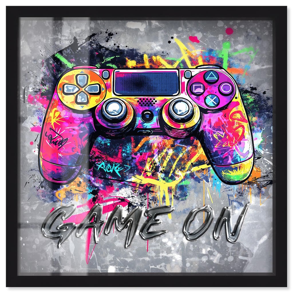 Game On Shadowbox by Art Remedy