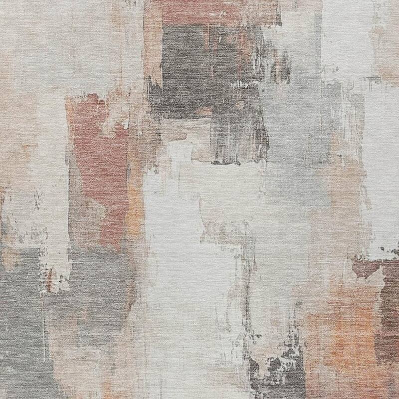 HomeRoots Abstract Transitional Rectangle Outdoor Rug