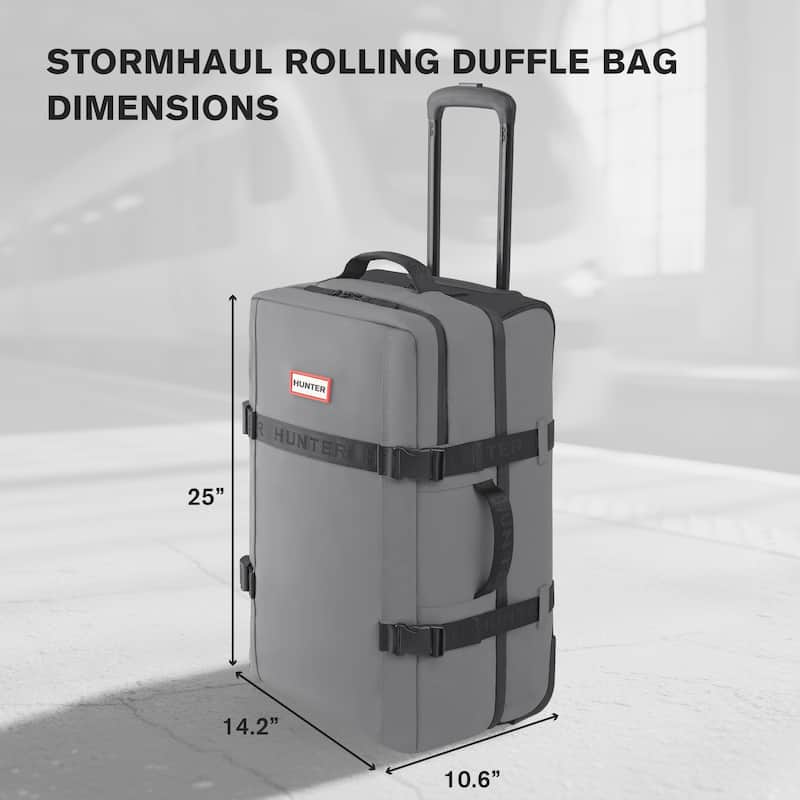 Hunter Stormhaul 25" Rolling Duffle Luggage Bag