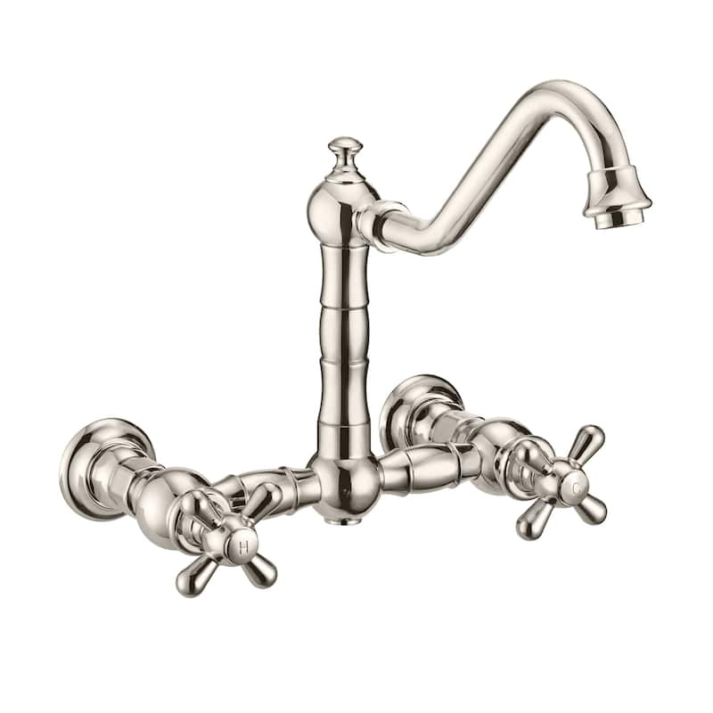 Whitehaus WHKWCR3-9402-NT Vintage III Plus 1.5 GPM Wall Mounted Bridge