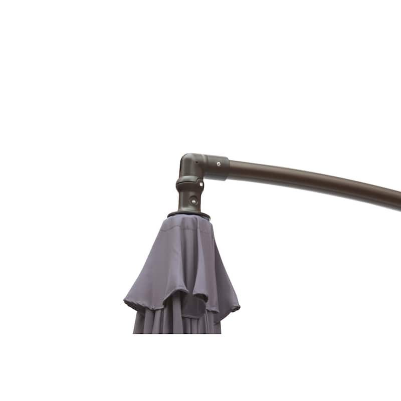 Weller 10-foot Offset Cantilever Hanging Patio Umbrella